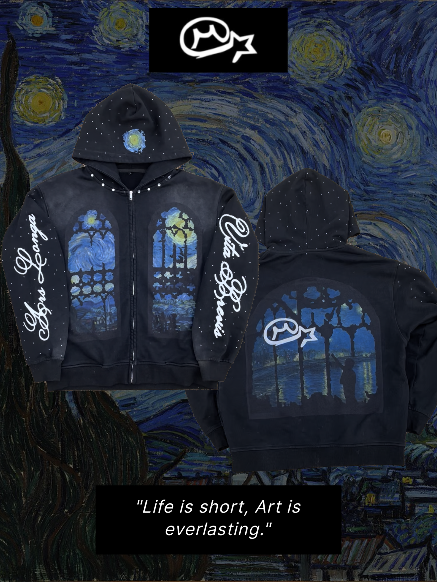 Mostar Starry Night Zipup 🌌